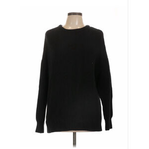 Old Navy Black Crew Neck Tunic Sweater Women's Small